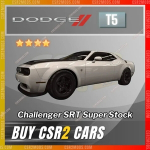 Csr2 Dodge Challenger Srt Super Stock Gold Stars Car | Csr2 Mods