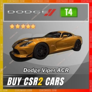 Csr2 Dodge Viper Acr Gold Stars Car | Csr2 Mods