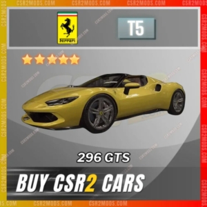 Csr2 Ferrari 296 Gts Gold Stars Car | Csr2 Mods