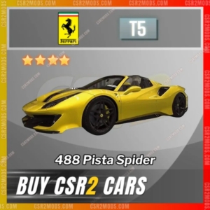 Csr2 Ferrari 488 Pista Spider Gold Stars Car | Csr2 Mods