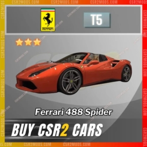 Csr2 Ferrari 488 Spider Gold Stars Car | Csr2 Mods