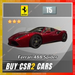 Csr2 Ferrari 488 Spider Gold Stars Car | Csr2 Mods