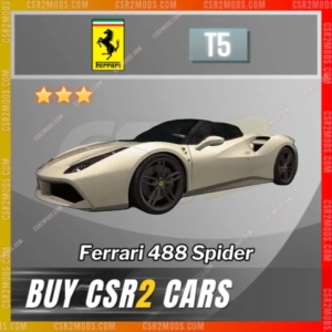 Csr2 Ferrari 488 Spider Gold Stars Car | Csr2 Mods