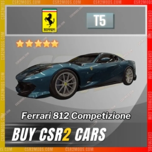 Csr2 Ferrari 812 Competizione Gold Stars Car | Csr2 Mods
