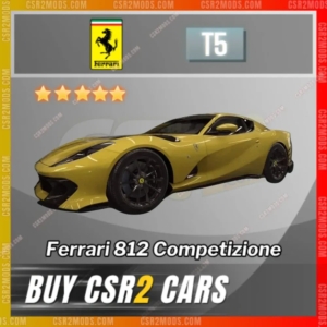 Csr2 Ferrari 812 Competizione Gold Stars Car | Csr2 Mods