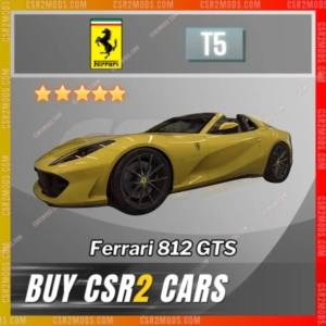 Csr2 Ferrari 812 Gts Gold Stars Car | Csr2 Mods