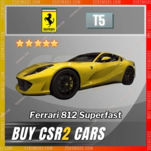 Csr2 Ferrari 812 Superfast Gold Stars Car | Csr2 Mods