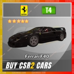 CSR2 Ferrari F40 Gold Stars Car | CSR2 MODS