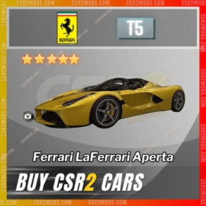 Csr2 Ferrari Laferrari Aperta Gold Stars Car | Csr2 Mods
