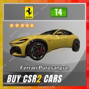 Csr2 Ferrari Purosangue Gold Stars Car | Csr2 Mods