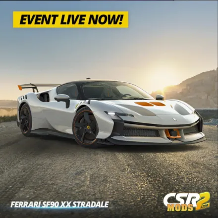 ?? CSR2  Ferrari XX Ascension: Win the SF90 XX Stradale with CSR2MODS car mod preview