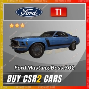 CSR2 Ford Mustang Boss 302 Gold Stars Car | CSR2 MODS