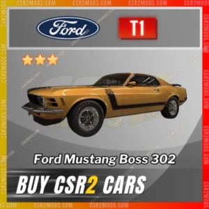 Csr2 Ford Mustang Boss 302 Gold Stars Car | Csr2 Mods
