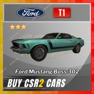 Csr2 Ford Mustang Boss 302 Gold Stars Car | Csr2 Mods