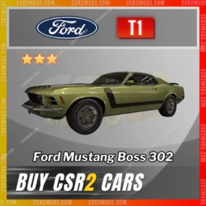 Csr2 Ford Mustang Boss 302 Gold Stars Car | Csr2 Mods