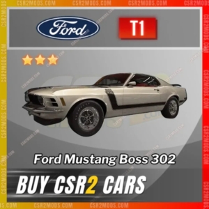 Csr2 Ford Mustang Boss 302 Gold Stars Car | Csr2 Mods