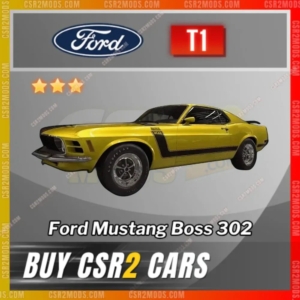 Csr2 Ford Mustang Boss 302 Gold Stars Car | Csr2 Mods
