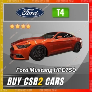 Csr2 Ford Mustang Hpe750 Gold Stars Car | Csr2 Mods