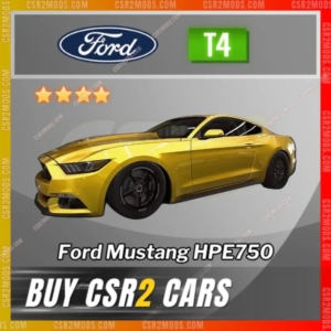 Csr2 Ford Mustang Hpe750 Gold Stars Car | Csr2 Mods