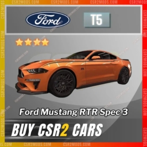Csr2 Ford Mustang Rtr Spec 3 Gold Stars Car | Csr2 Mods