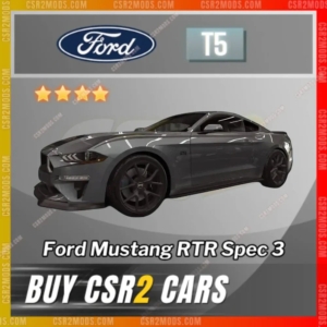 Csr2 Ford Mustang Rtr Spec 3 Gold Stars Car | Csr2 Mods