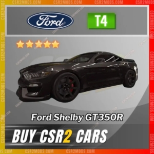 CSR2 Ford Shelby Gt350R Gold Stars Car | CSR2 MODS
