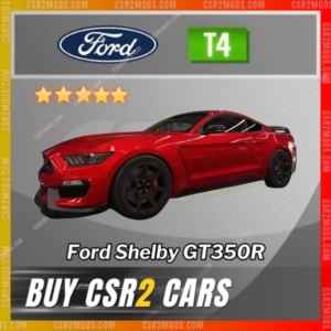 Csr2 Ford Shelby Gt350R Gold Stars Car | Csr2 Mods