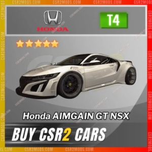 Csr2 Honda Aimgain Gt Nsx Gold Stars Car | Csr2 Mods