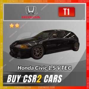 Csr2 Honda Civic 15 Vtec Gold Stars Car | Csr2 Mods
