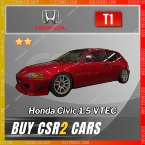 Csr2 Honda Civic 15 Vtec Gold Stars Car | Csr2 Mods