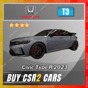 Csr2 Honda Civic Type R 2023 Gold Stars Car | Csr2 Mods
