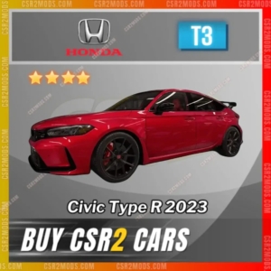 Csr2 Honda Civic Type R 2023 Gold Stars Car | Csr2 Mods