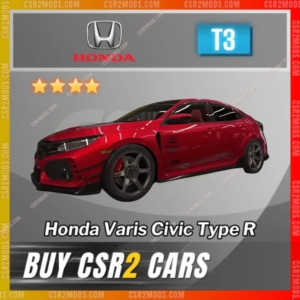 Csr2 Honda Varis Civic Type R Gold Stars Car | Csr2 Mods
