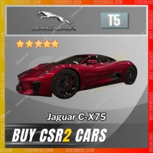 Csr2 Jaguar C X75 Gold Stars Car | Csr2 Mods