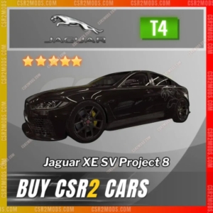 Csr2 Jaguar Xe Sv Project 8 Gold Stars Car | Csr2 Mods