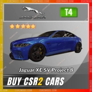Csr2 Jaguar Xe Sv Project 8 Gold Stars Car | Csr2 Mods