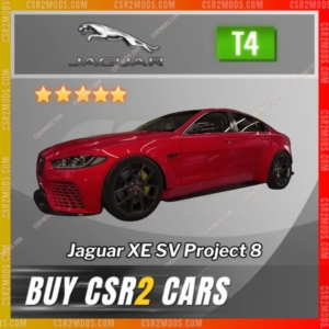 Csr2 Jaguar Xe Sv Project 8 Gold Stars Car | Csr2 Mods