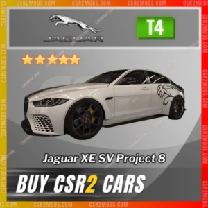 Csr2 Jaguar Xe Sv Project 8 Gold Stars Car | Csr2 Mods