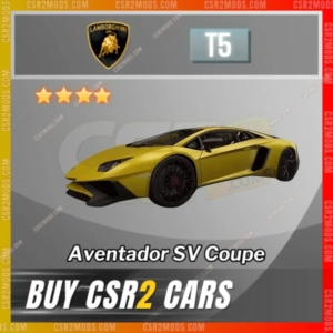 Csr2 Lamborghini Aventador Sv Coupe Gold Stars Car | Csr2 Mods