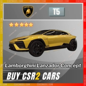 Csr2 Lamborghini Lanzador Concept Gold Stars Car | Csr2 Mods