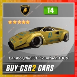 Csr2 Lamborghini Lb Countach 1988 Gold Stars Car | Csr2 Mods