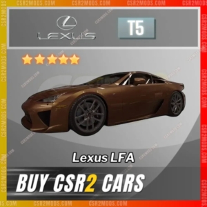 Csr2 Lexus Lfa Gold Stars Car | Csr2 Mods