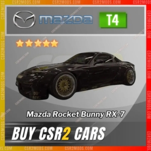 Csr2 Mazda Rocket Bunny Rx 7 Gold Stars Car | Csr2 Mods