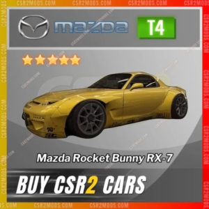 Csr2 Mazda Rocket Bunny Rx 7 Gold Stars Car | Csr2 Mods