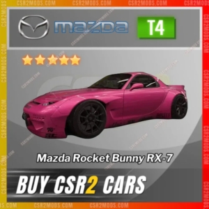 Csr2 Mazda Rocket Bunny Rx 7 Gold Stars Car | Csr2 Mods