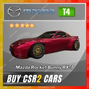 Csr2 Mazda Rocket Bunny Rx 7 Gold Stars Car | Csr2 Mods