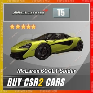 Csr2 Mclaren 600Lt Spider Gold Stars Car | Csr2 Mods