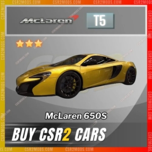 Csr2 Mclaren 650S Gold Stars Car | Csr2 Mods