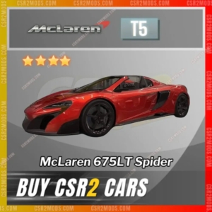 Csr2 Mclaren 675Lt Spider Gold Stars Car | Csr2 Mods