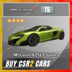 Csr2 Mclaren 675Lt Spider Gold Stars Car | Csr2 Mods